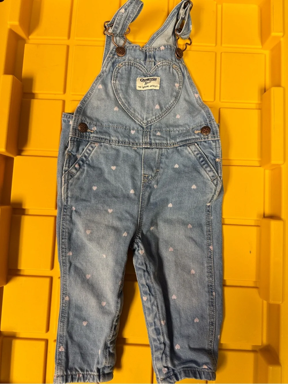 2 OshKosh B'gosh Denim Relaxed Jeans Overalls